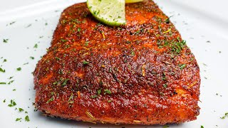 Only 3 Ingredients CRISPY Oven Baked Salmon Recipe in 15 minutes