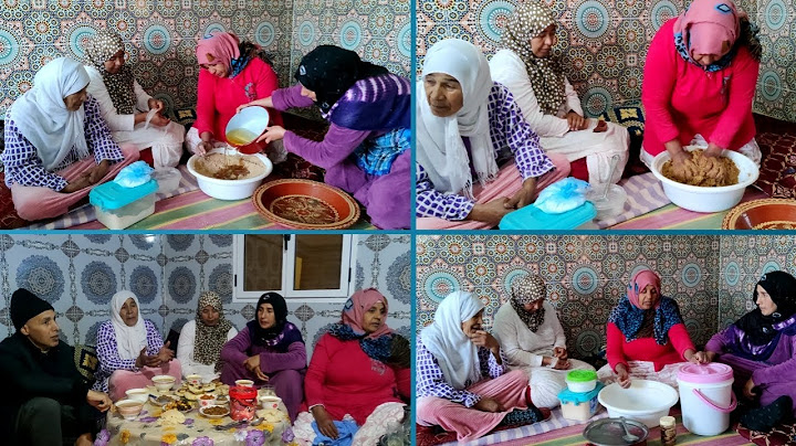 #_مع قتراب موعد رحيل ناذية لديار أروبية بدات في تحضير سلو (سفوف)