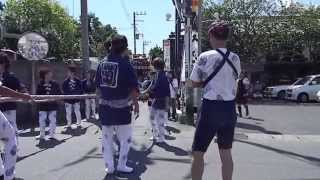 20140913 14 1159やわたんまち2日目神明町の山車新松ウナギのにおいから白山神社にて