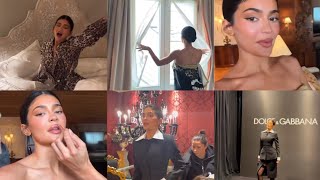 GET READY WITH KYLIE JENNER TO ATTEND DOLCE AND GABBANA SHOW via #kylietiktok