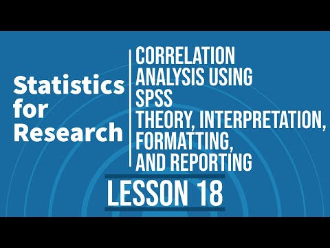 Statistics For Research - L18 - #Correlation Analysis Using #SPSS