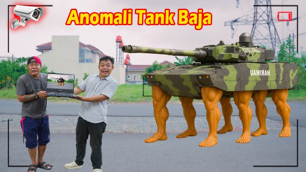 cctv merekam anomali mobil tank di komplek rumah ku