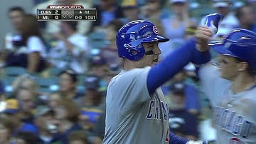 CHC@MIL: Rizzo crushes his 32nd home run of the year