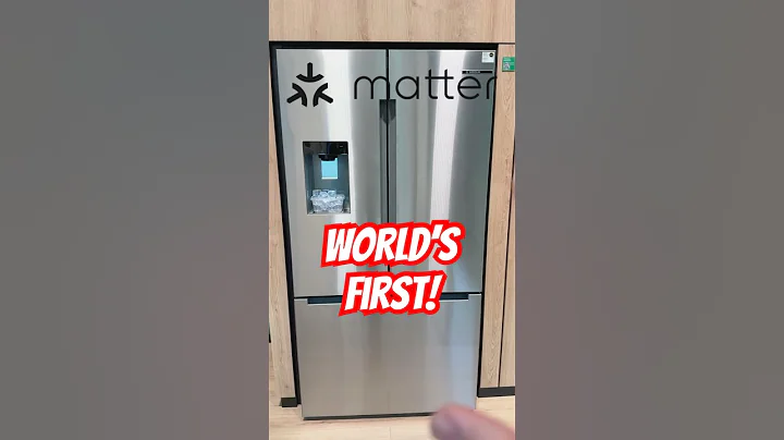 Worlds first Matter certified fridge! #smarthome #technology #ces #ces2025 #homeimprovement