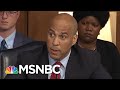 Booker Responds 'Bring It' To Rule Breaking In Release Of Confidential Docs | Hallie Jackson | MSNBC