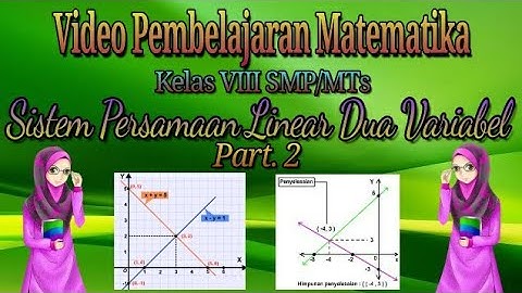 Video Pembelajaran Matematika Bab 5. Sistem Persamaan Linear Dua Variabel Part 2 Kelas 8 SMP/MTs