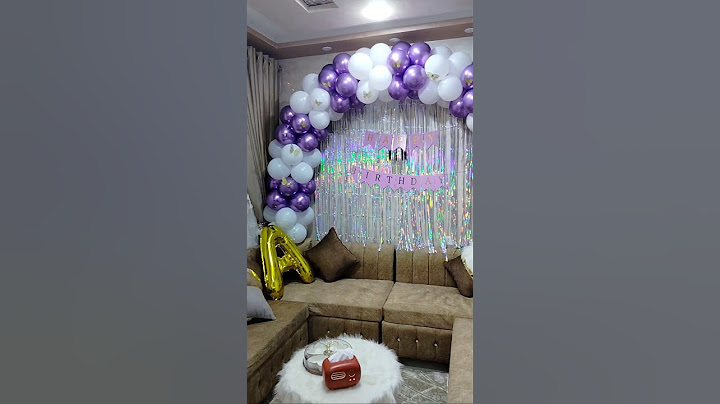 مهما ان كان المكان ضيق هعملك احلي ديكور لعيد ميلادك 💜💜✨