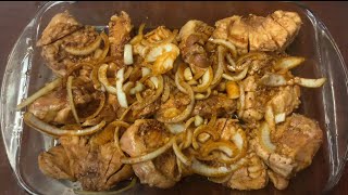 How we make Turkey tail soy sauce in the oven |Cooking with Rona|#polytubers