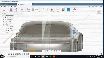 Fusion 360 Sculpting Car Body   Tutorial 4