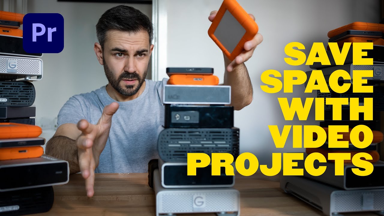 Archiving your Premiere Projects to save space - YouTube