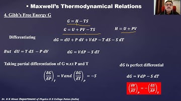 Thermal Physics and Statistical Mechanics  Lecture 2: Maxwell