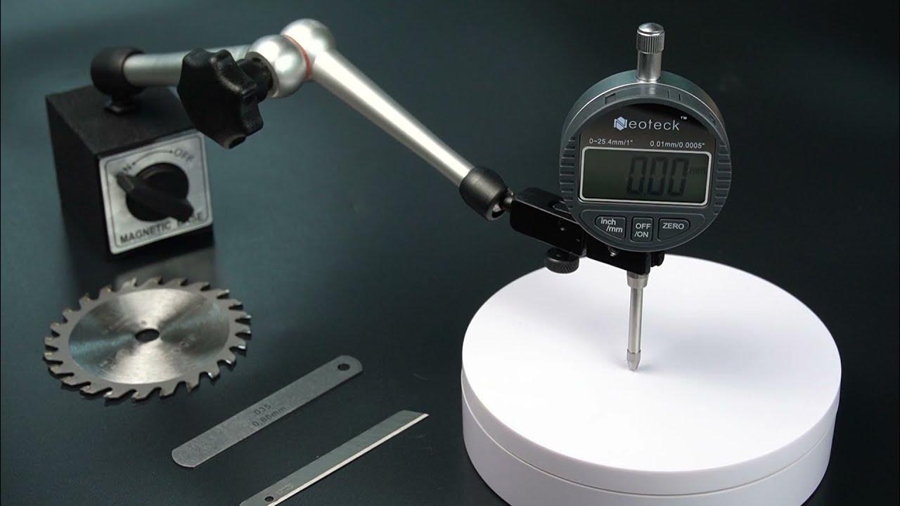 Neoteck Digital Dial Indicator Electronic Gage Gauge 01 Inch/25.4