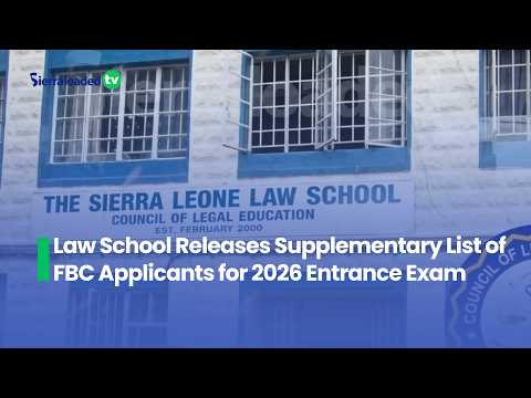 Law School Releases Supplementary List of FBC Applicants for 2026 Entrance Exam