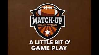 Match-Up College Football: A Little Bit O’ Game Play screenshot 5