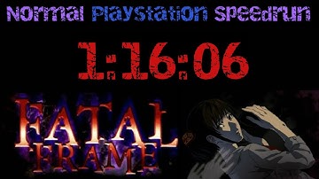 Fatal Frame Normal Speedrun (Playstation) - [1:16:06]