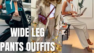 Wide Leg Pants Outfits Ideas. How to Wear Stylish Wide-Leg Trousers?