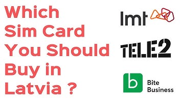 Which Sim Card Should You Buy in Riga, Latvia ?
