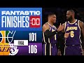 Final 1:46 WILD ENDING Lakers vs Jazz 👑👑