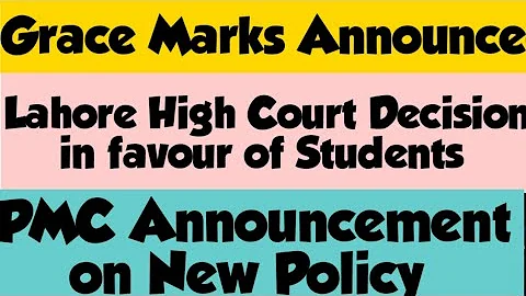 Breaking News, Grace Marks Announced! Lahore High Court! #mdcat2022latestnews#pmc#nums#uhs#entrytest