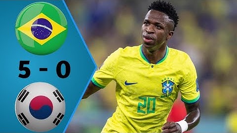 Brazil vs South Korea 5-0 || All Goals & Highlights Extended 