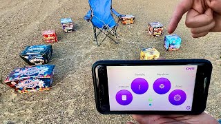 ⁣I used My PHONE to Light $400 Worth of FIREWORKS!