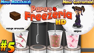 Papa's Freezeria HD Day 82 Breakfast Blast Mini Game 