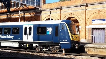 SWR Class 701 Arterio 701043 flies up through Bournemouth on test - 5Q51 - 17/10/22