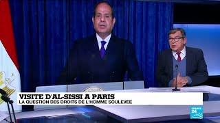 Visite d'al-Sissi à Paris : Paris et Le Caire veulent renforcer leur partenariat