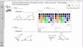 7-3 Similar Triangles