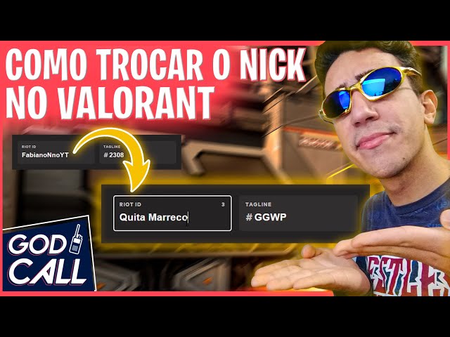 Como mudar o nick no VALORANT