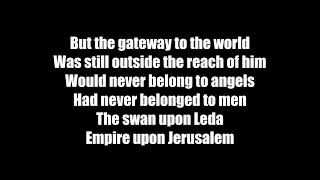 Swan Upon Leda - Hozier (Lyrics)