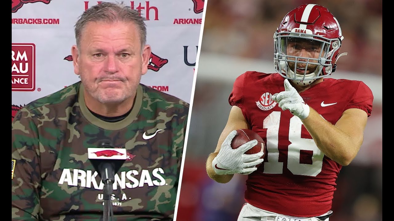 Sam Pittman is asked if Alabama football is vulnerable this season | SEC News | CFB News