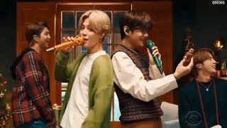 Bts Performing Life Goes On At Late Show James Cordan