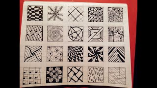 1001 Easy tangle patterns #116