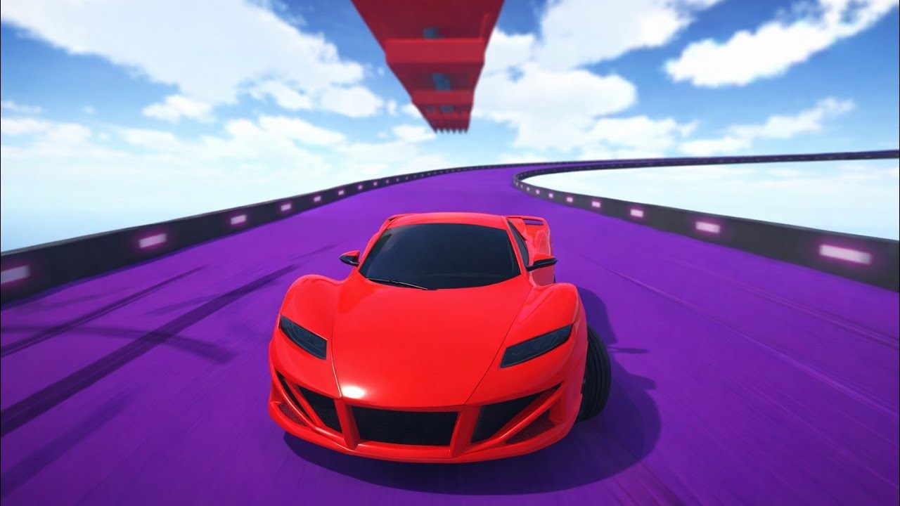 SuperHero Sports Car Stunts: Crazy Obstacles & Spider Hero Challenge 🚗💥