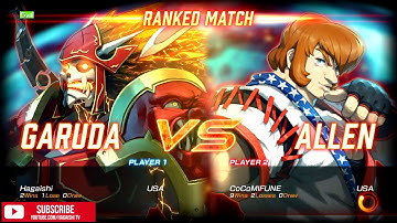 "Best Bout Replays" Fighting EX Layer - HAGAISHI vs CoCoMIFUNE  (1080p HD 60fps)