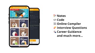 App for BCA students - Get Notes, Code, Compiler, Interview Questions, Career Guidance and much more screenshot 1