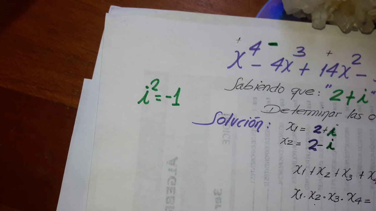 Ecuación polinomial - YouTube