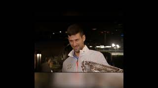 NOVAK DJOKOVIC FAN DE MESSI 🥎⚽️🥇🥇🥇