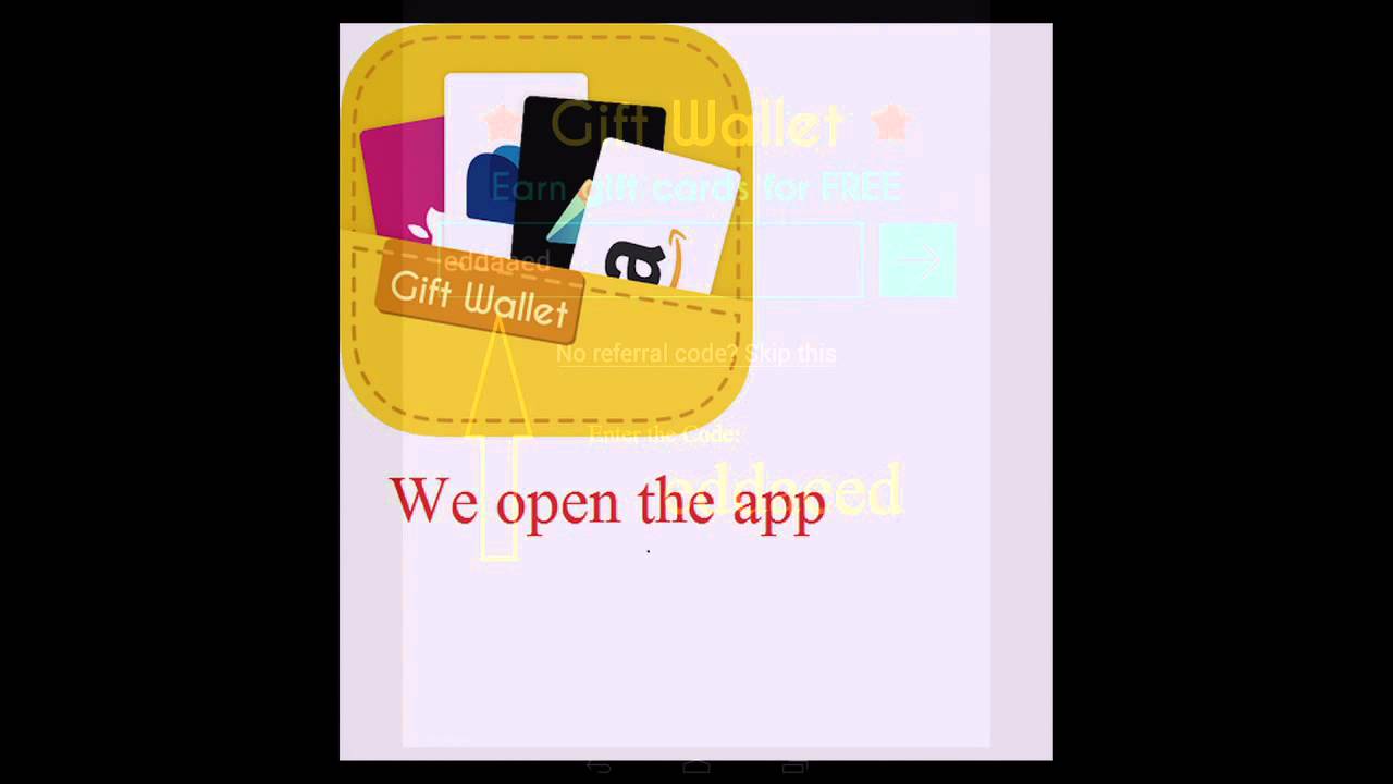 Earn free cash and gift cards from your android phone,Gift Wallet hack