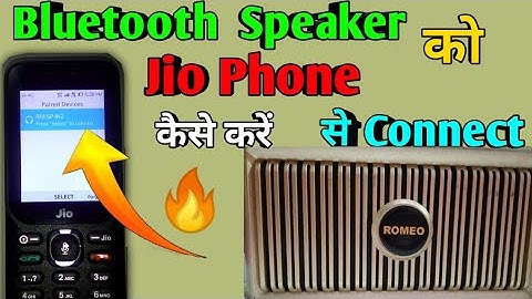 Bluetooth Speaker को Jio Phone से Connect कैसे करें || How to Connect RMP DJ with Jio Phone ||