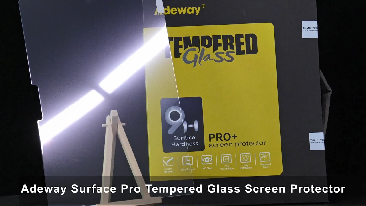 Protection écran Verre Trempé Microsoft Surface Laptop 13.5" - Anti-rayures - Compatible Tous Modèles