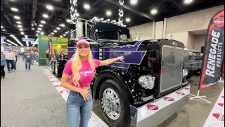 @thebigrigbarbie Giving Us A Walk Around of Her Peterbilt Day Cab 'MATS2024' by McKay Jessop 1,093 views 1 month ago 2 minutes, 1 second