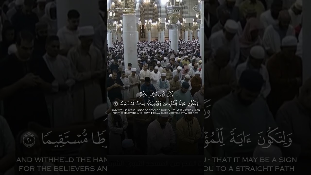 مقتطف من تلاوة فضيلة الشيخ #عبدالله_القرافي من فجر  1 جمادى الأولى 1447هـ