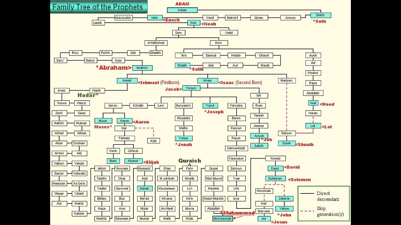 Adam And Family Tree Wall Chart