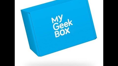 My Geek Box Opening and Review November 2017