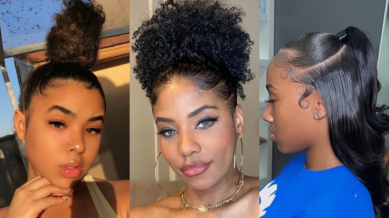 🤎❤️TRENDY NATURAL INSTABADDIE HAIRSTYLES ❤️🤎