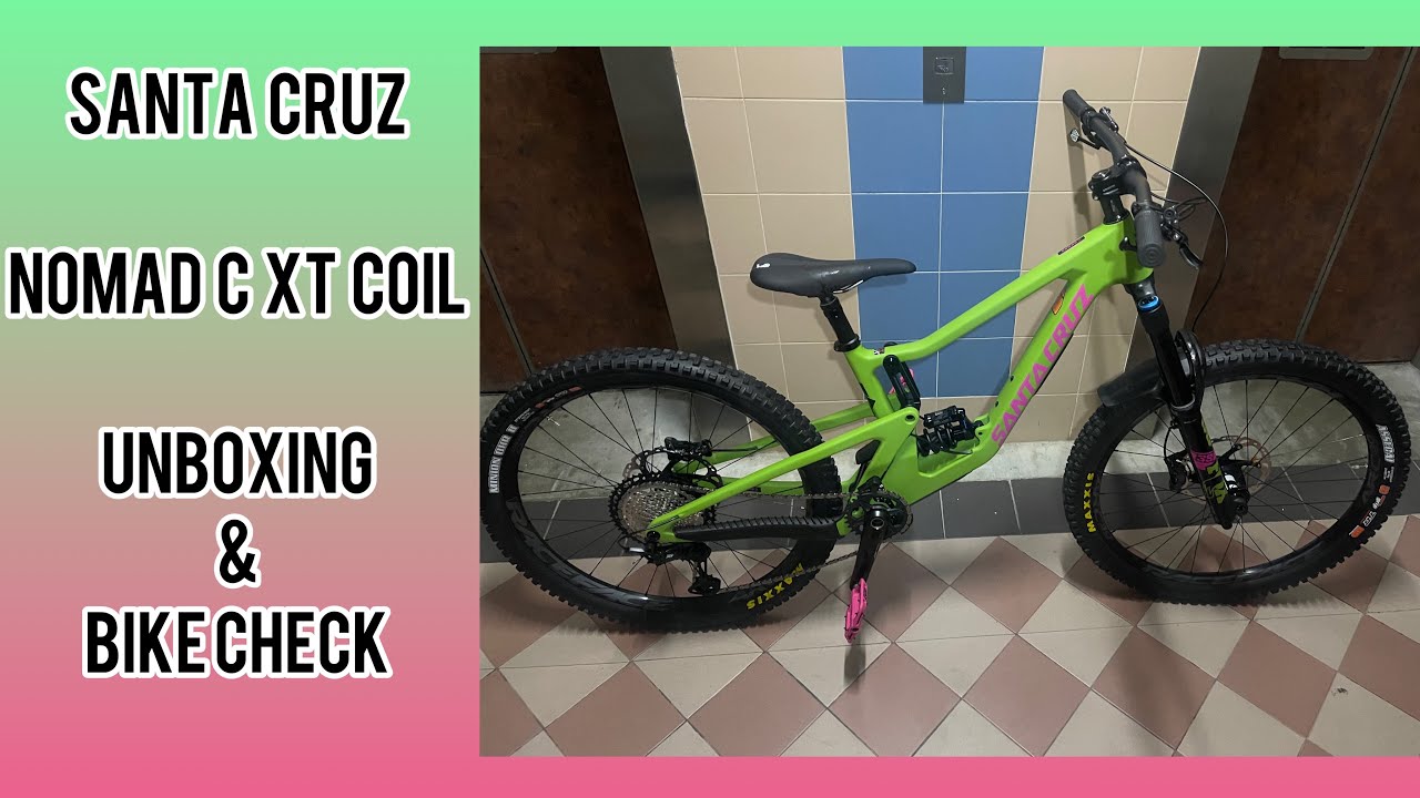 Santa Cruz Nomad C XT Coil Unboxing And Bike Check