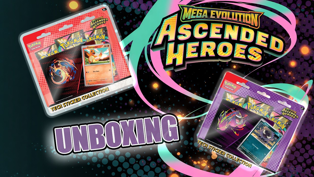 Pokémon TCG Unboxing | ¡ABRIENDO 2 Tech Stickers de Pokémon Ascended Heroes! 😱✨ ¿Saldrá algo bueno?