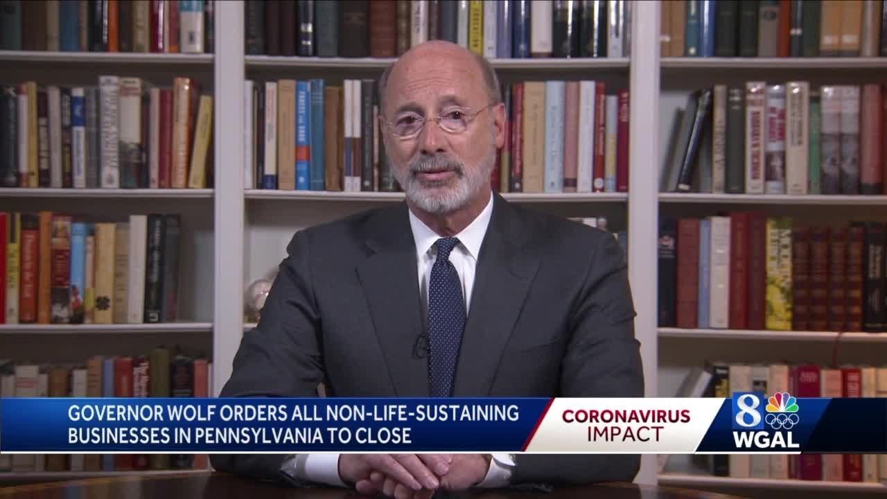 Gov. Wolf orders PA businesses closed Thurday evening